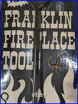 1 of A Kind Rare Antique Vintage, Fireplace Toolset In Original Pkg Made in USA