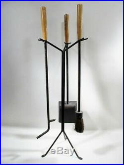 1960s George Nelson Howard Miller Stand Fireplace Tool Set