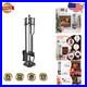 31-Inch Fireplace Tool Set with Sturdy Base Includes Tong, Shovel, & More
