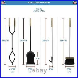 Achla Designs Neoclassic Fireplace Tool Set