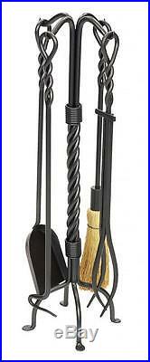 Achla Minuteman Twisted Rope Fireplace Tool Set WR-29