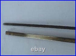 Antique Brass Fireplace Tool Set Classic English Style