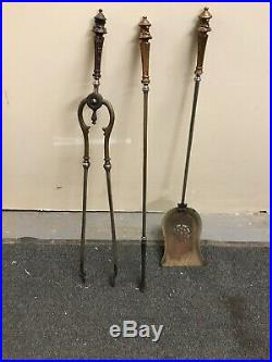 Antique Set Fireplace Tools. American Late 18th Century