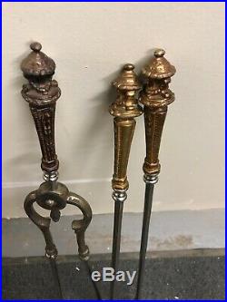 Antique Set Fireplace Tools. American Late 18th Century