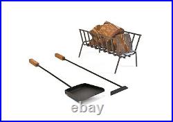 Argentine Iron Grill Set Asado Parrilla Argentina Brazier + BBQ Fireplace Tools