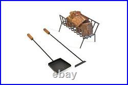 Argentine Iron Grill Set Asado Parrilla Argentina Brazier + BBQ Fireplace Tools