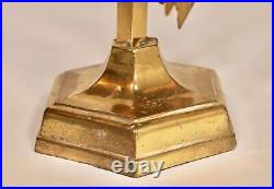 Art Deco Brass Fireplace Tool Set