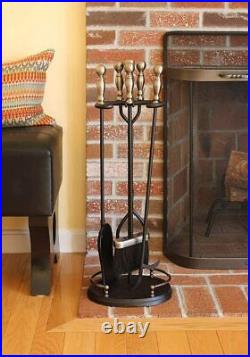 Boston Fireplace Tool Set New