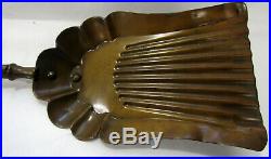 Brass Barley Twist Fireplace Tool Accessory Set Antique 1850s English 61cm / 24