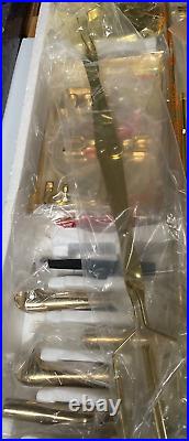 Brass Duck Head 5 Piece Fireplace Tool Set Minuteman PBR-13 NEW IN BOX