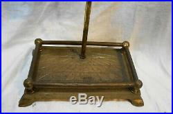 Brass Fireplace Tool Set Vintage 5 Pcs