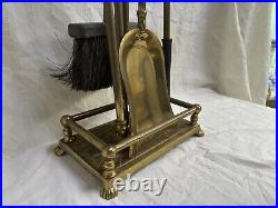 Brass Fireplace Tools Set Vintage See Listing