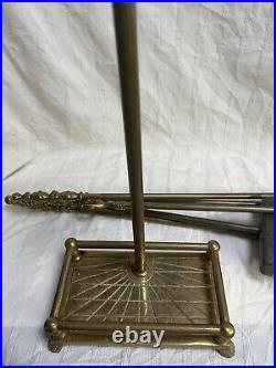 Brass Fireplace Tools Set Vintage See Listing