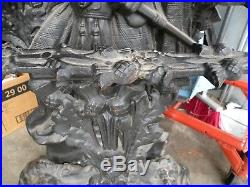 Cast Iron Guard Hessian Fireplace Tool Holder/Umbrella Stand=36 Tall-Rare