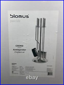 Chimo 4 Piece Stainless Steel Fireplace Tool Set