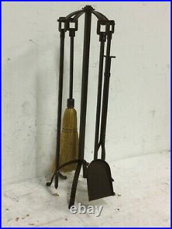 Craftsman Early American 4 Piece Fireplace Tool Set Oil Rubbed Bronze SATSCL-OR