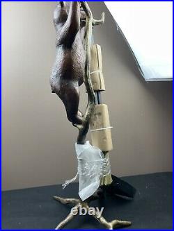 Curious Bear Cub Cast Aluminum Fireplace Tool Set