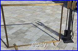 Custom Modern Fireplace Tool Set With Screen