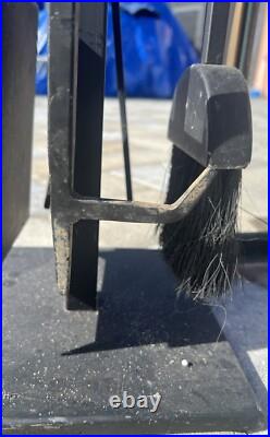 Custom Modern Fireplace Tool Set With Screen