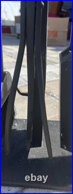 Custom Modern Fireplace Tool Set With Screen