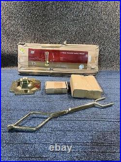 Dagan LLC Five Piece Fireplace Tool Polished Brass 2532 32 Height Durable Steel