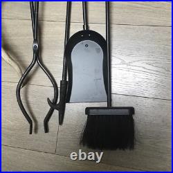 Decorative Antler Fireplace Tools (4 Piece Set) with Stand. Unused
