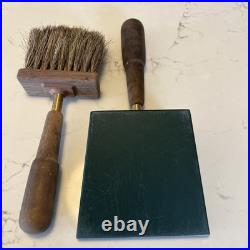 Eldvarm modern Swedish Fireplace Tools- Shovel & Brush. Powder coated steel