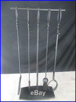 Enclume 4 Piece Rolled Steel Fireplace Tool Set (Open Box)