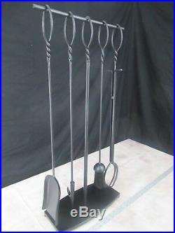 Enclume 4 Piece Rolled Steel Fireplace Tool Set (Open Box)