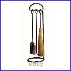 Enclume Hearth Fireplace Tool Set, Hammered Steel FPTS1HS
