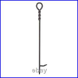 F-1179, Olde World Iron Swirl Fireplace Tools Set