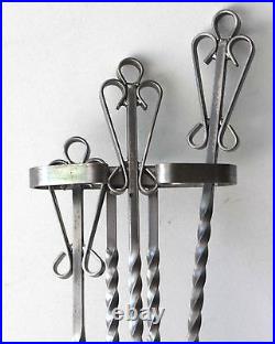 FIREPLACE TOOLS 3 PIECE with Matching Stand Base FREE SH