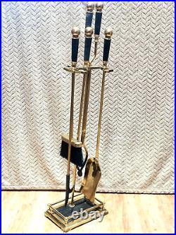 Fire Place Bronze Tools Set With Stand