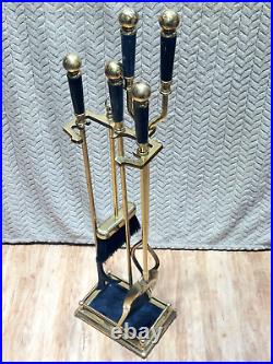 Fire Place Bronze Tools Set With Stand