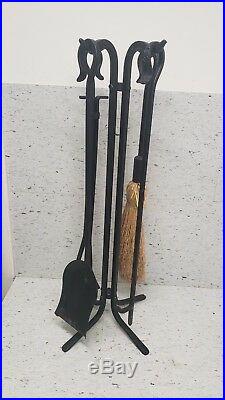 Fireplace 5 Piece Cleaning Tools Cast Iron Item 200230-brs