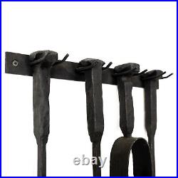 Fireplace BBQ Pit Tools Set Fire Poker Shovel Blacksmith Made