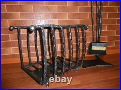 Fireplace Tool Set Firewood Holder Accessories Log