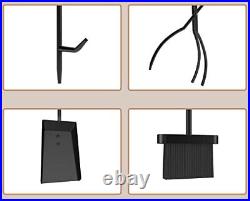 Fireplace Tools Set Wrought Iron Toolset Fireplaces Hearth Accessories Indoor