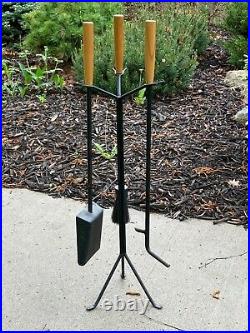 George Nelson Fireplace tool set Mid Century Modern Eames era