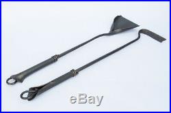Hand Forged Fireplace Tools 2 Pcs 27 Fireplace Tool Set Wrought Iron Handmade
