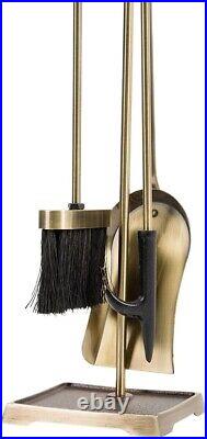 Harper Fireplace Tool Set Includes Brush, Shovel, Fire Poker, and Sta