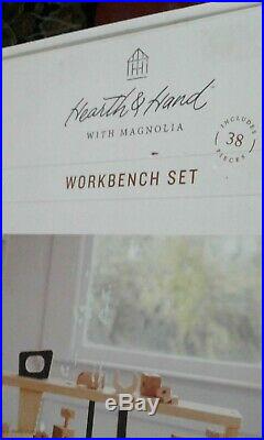 Hearth & Hand Magnolia Childs Workbench Set Wooden Tools Bench New In Box