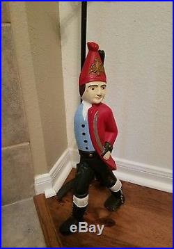 Hessian Soldiers In Red Coats Fireplace Tool Set