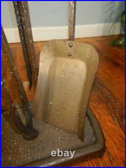 Howes Of Boston Vintage Iron Fireplace Tool Set Wood Stove Fireplace Tools