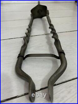 Iron Loop Companion Set 5 Piece Top Twisted Tools Fireside Fireplace Handmade