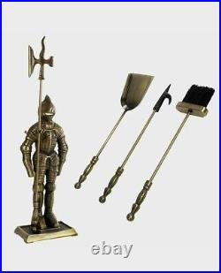 Lizh Metalwork Knight Templar Fireplace Toolset