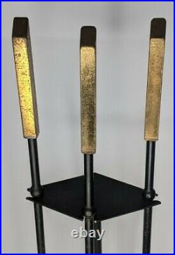 Luther Conover Vintage Mid Century Modern 1950's Minimalist Fireplace Tool Set