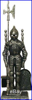 Medieval Companion Set Knight Companion Set Fireside Tools Fireplace Accessories