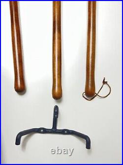 Mid Century 1950 Seymour Co. Heavy Duty Fireplace Tool Set