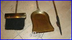 Mid Century Brass Sculptural Fireplace Tools Set Fire Tools Nelson Tony Paul